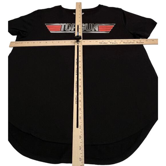 Woman’s Top Gun Black T-Shirt - Picture 8 of 8